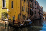 Gondolier In Venice