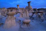 Hoodoos in Blue Hour