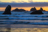 Bandon Seastacks at Sunset