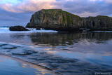 Flowing Water and Beach Reflections