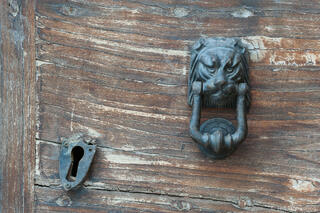 Door Knocker and Keyhole
