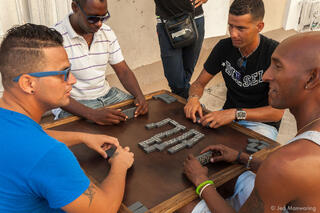 Playing Dominoes in Cuba
