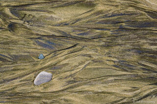 Sand Patterns and Stones #3