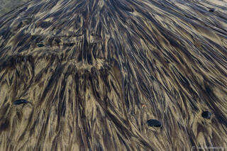 Sand Patterns and Stones #4