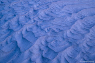 Blue Hour Sand Patterns