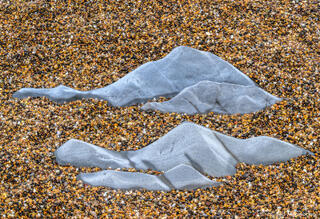 Rock Mountains and Pebbles