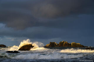 Crashing Waves at Dawn